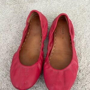 Tieks hot pink leather
